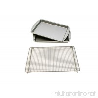 Kitchen Elements Value Pack Cookie Baking Sheets with bonus Cooling Rack - B003YC2NNI